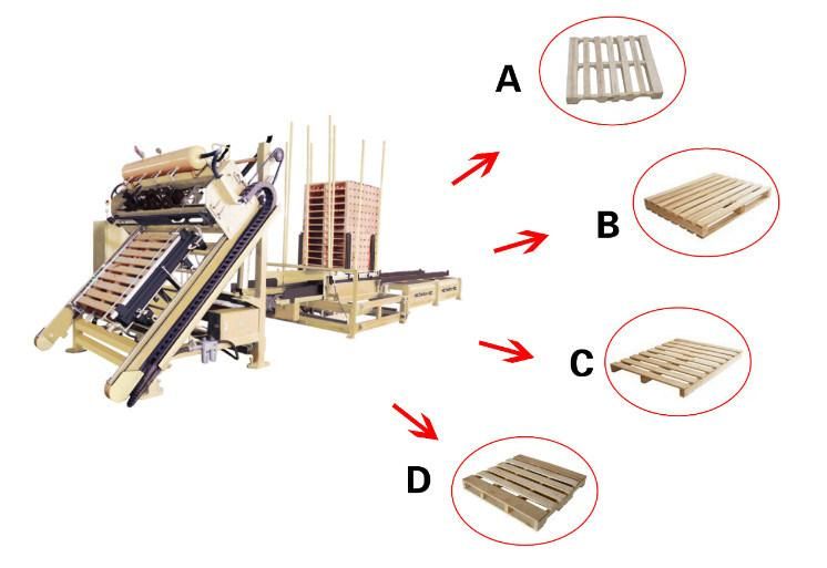 Sf9025 Semi Automatic Wood Pallet Making Machine