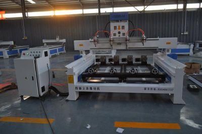 Cabinet Processing CNC Router Wood Engraving Machinery with Rotary Axis