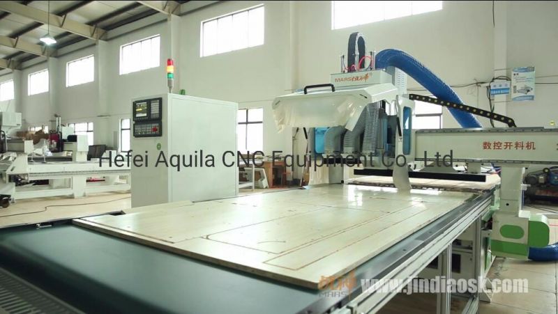 Mars E300 Double Spindle with Drilling Bank Auto Nesting Cutting Milling Chamfering Punching Engraving and Other Auxiliary Processing for Woodworking Machine