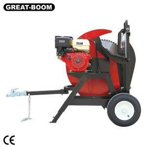 Gasoline Engine High Efficiency Log Saw