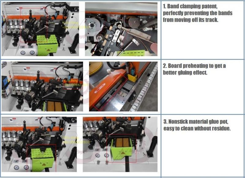 Auto Edge Banding Machine Edge Bander PVC Sealing Machine with Button Slotting