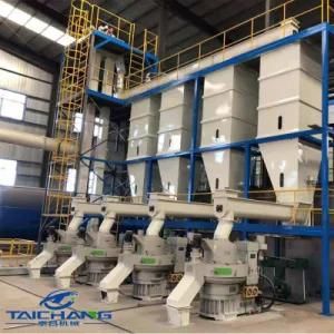 Taichang Complete Wood Pellet Production Line for Biomass Bamboo Sawdust Pellet Mill Machine