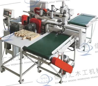 Woodworking Automatic Finger Joint Shaper with Automatical Gluing Device