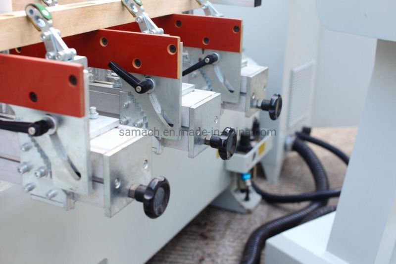 Solid Wood Working Machine Double Rows Ten Spindles CNC Tongue and Groove Machining Center