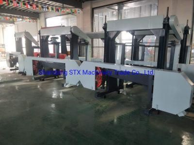 Wood Log Horizontal Bandsaw Sawmill with Diesel Engine for Sale