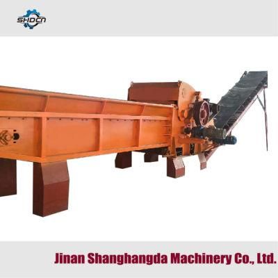 15tons Wood Crusher Cardboard Paper / Tree Log / Nailed Wood Pallet Large Wood Chipper Shredder Machine