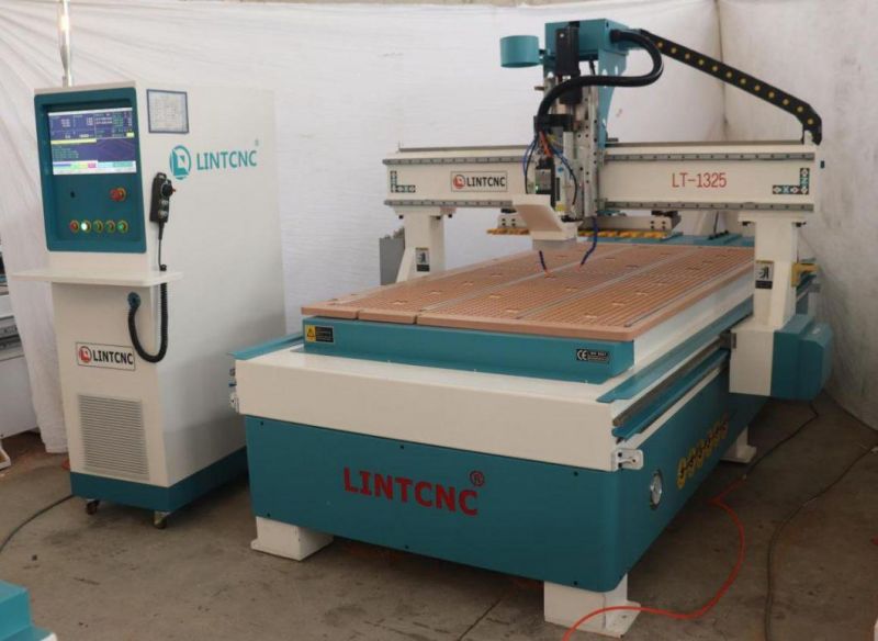 CNC Router with Automatic Tool Change Spindle Woodworking 1325 2030 2130 Atc Machine