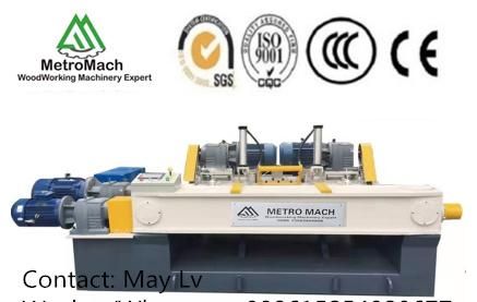 Automatic Wood Working Plywood Hard Wood Veneer Peeling Clipping Lathe