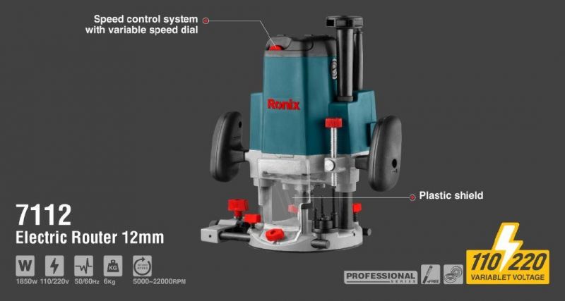 Ronix 1850W Model 7112 Professional Electric Wood Working Router