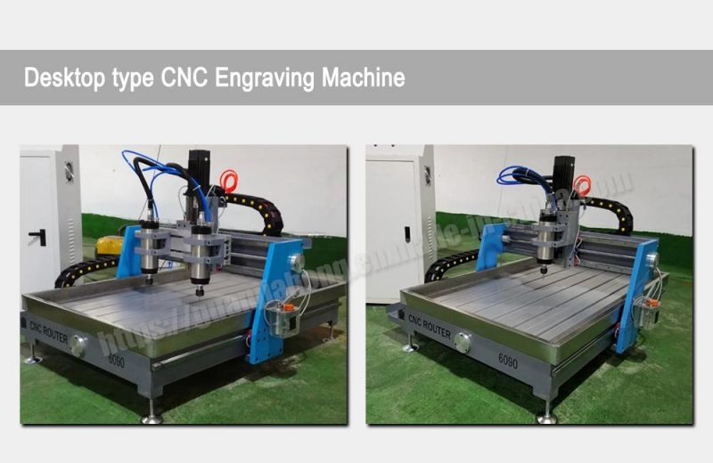 6090 Wood, Acrylic, Aluminum, Stone, Sign Making Machine CNC Router, CNC Engraving Machine