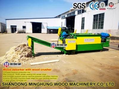 Wood Log Debarker for Wood Shaving Machine