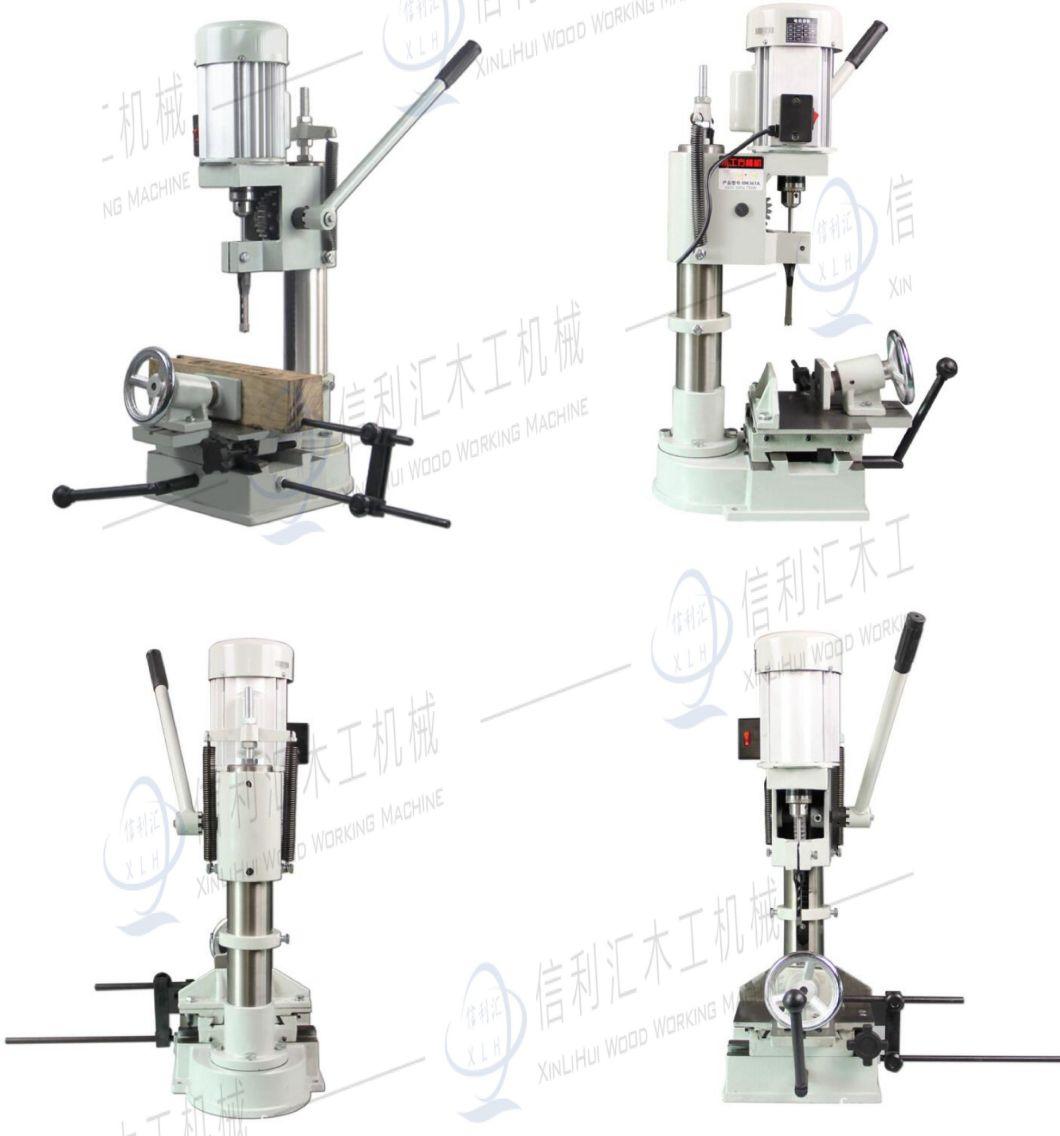 Mortising Machine for Various Types of Holes for Sharpener and Tool Shop Drilling Rig, Machinery Work Wood Industrial Workshop Hand Tools