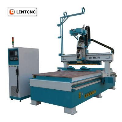 Automatic Tool Changer CNC Machine 1325 2030 9kw Spindle Woodworking CNC Carving Cutting Machine with 8 10 12 Tools