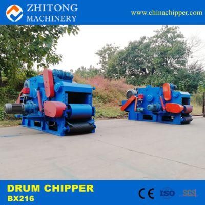 Bx216 Wood Chipping Machine 10-15 Tons/H Drum Wood Chipper