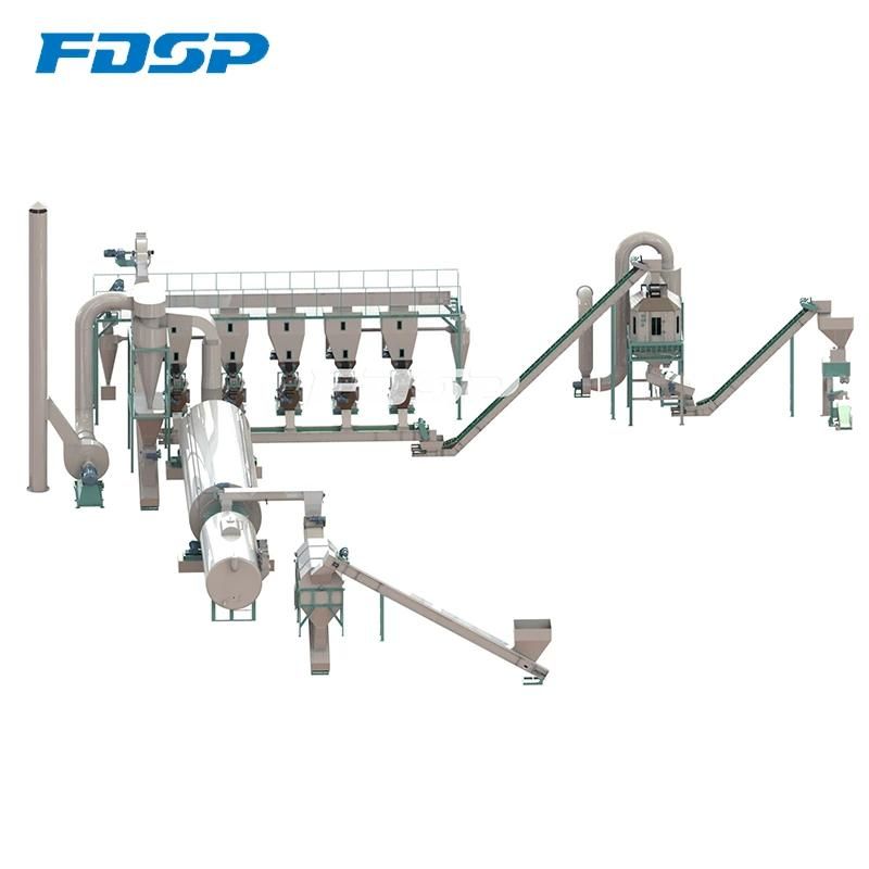 Industrial Use Easy Operation High Effect Palm Waste Biomass Pelleting Line