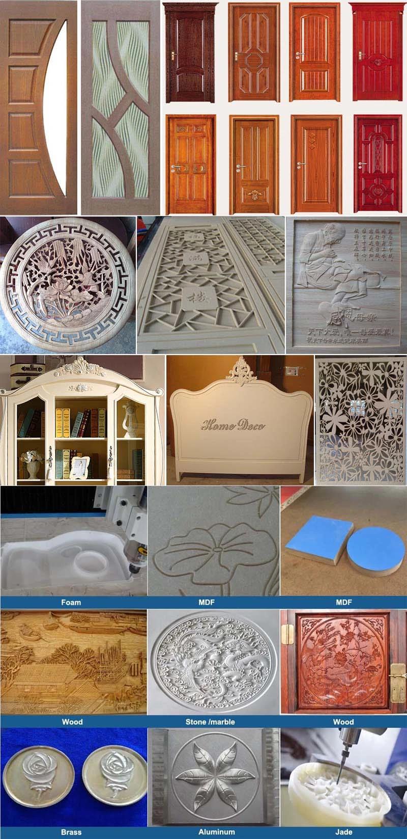 High Performance Wooden Door Design CNC Router Machine