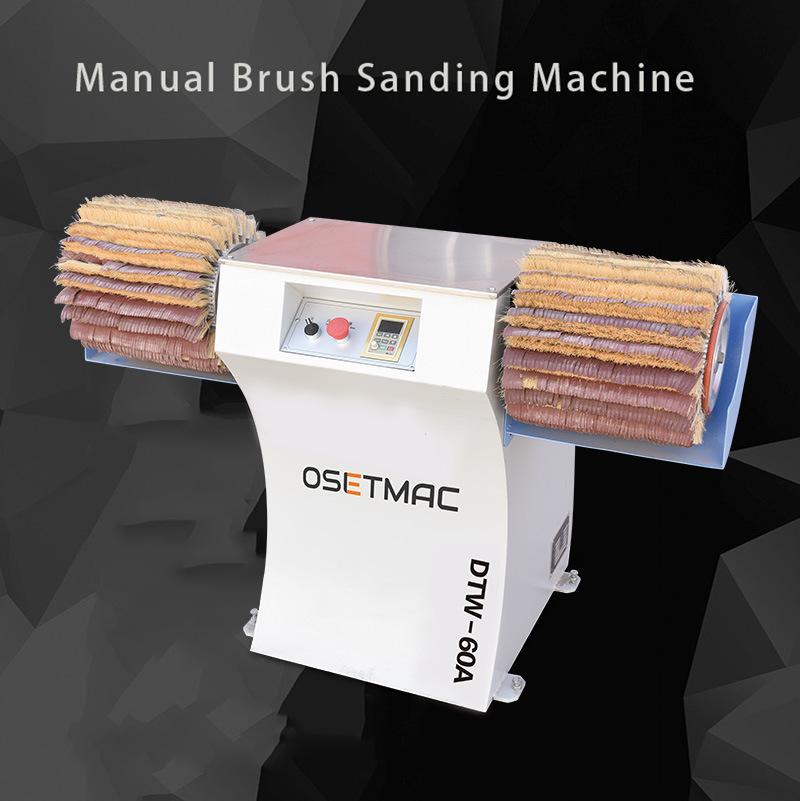 Osetmac Woodworking Machines Manual Brush Sanding Machine Dtw-60A with Two Brush Rollers