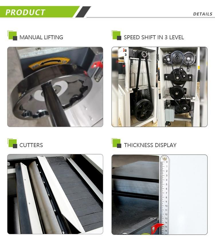 Wood Thicknesser Machine Solid Wood Pressure Planer