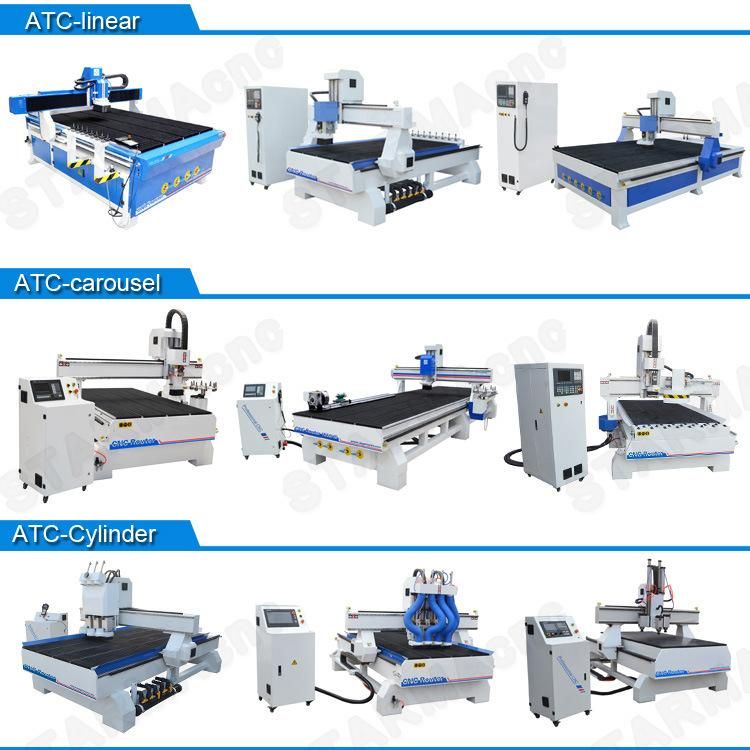 China Carousel Automatic Tool Changer Atc Wood CNC Router Woodworking Cutting Machine Supplier 1325 2030 2040