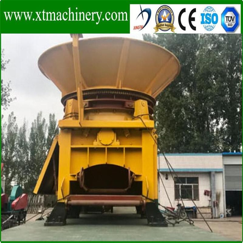 17ton Machine Weight, Steady Continuously Working Performance Log Root Shredder