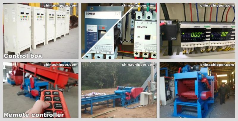 55kw Bx216 Wooden Pallet Chipper Shredder with CE Certificate for Sale