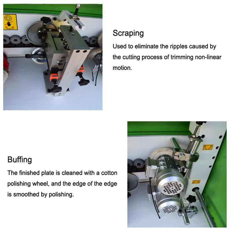 Mf360A Edging Machine Wood PVC Edge Banding Melamine Board Edge Bander Machine for Sale