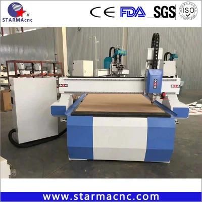 Starma 1325 CNC Router with Spindle CCD Camera Oscillating Knife