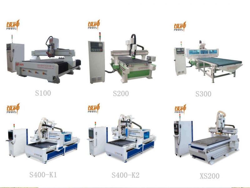 S300 Two High Power Spindles CNC Routing Machine with Disc Type Tool Magazine
