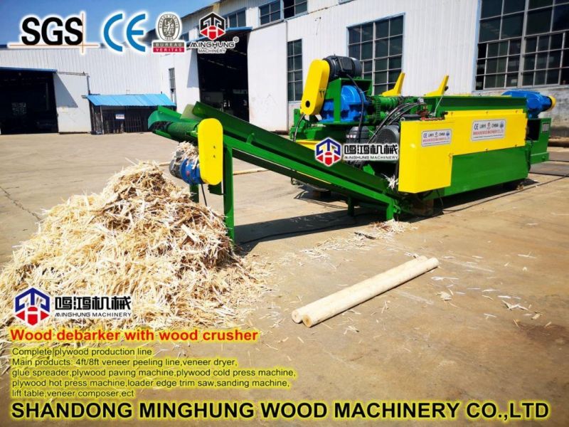 Diameter 600mm Wood Log Debarker for Veneer Machine