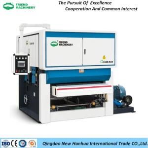 Two Heads Thickness Calibrating Wide Belt Wood Sanding Machine