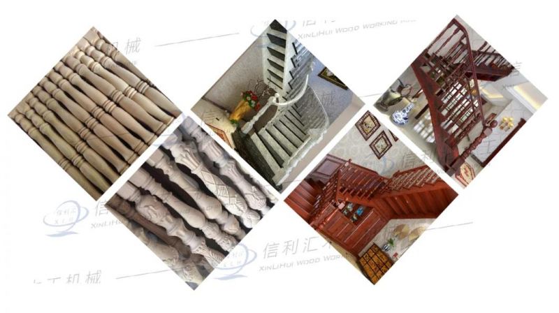 Wood Sander Machine for Brush Sanding Small Cabinets, Profile Bars and Wooden Pillars/ Auto Curved Solid Wooden Legs Polishing Machine