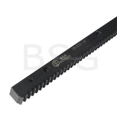 High Precision M1.25 Milled Helical Rack with Black-Coated S45c
