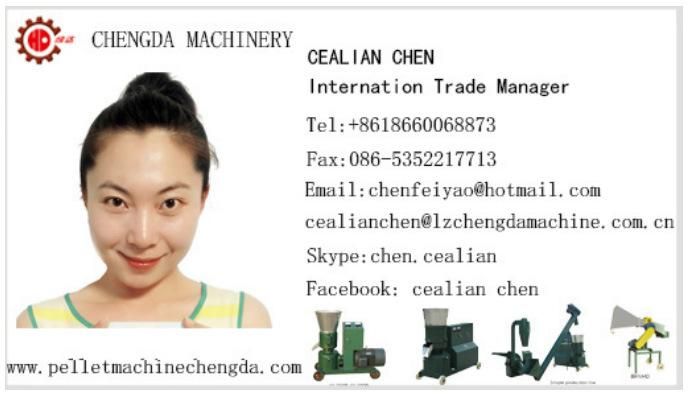 Factory Supply 22 HP Sawdust Making Pellet Machine with Ce