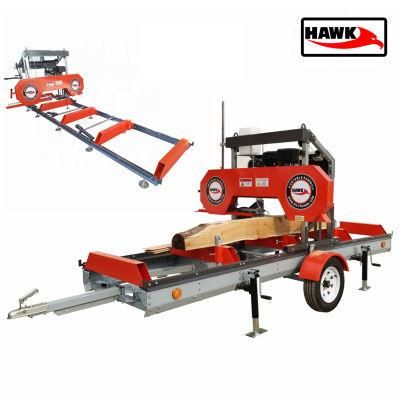 Portable Horizontal Timber Cutting Machine Wood Sawmill for Forestry