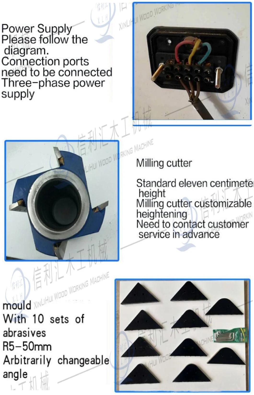 Automatic Tray Chamfering Machine Wooden Tray Round Corner Cutting Machine Wood Pallet Processing Machine