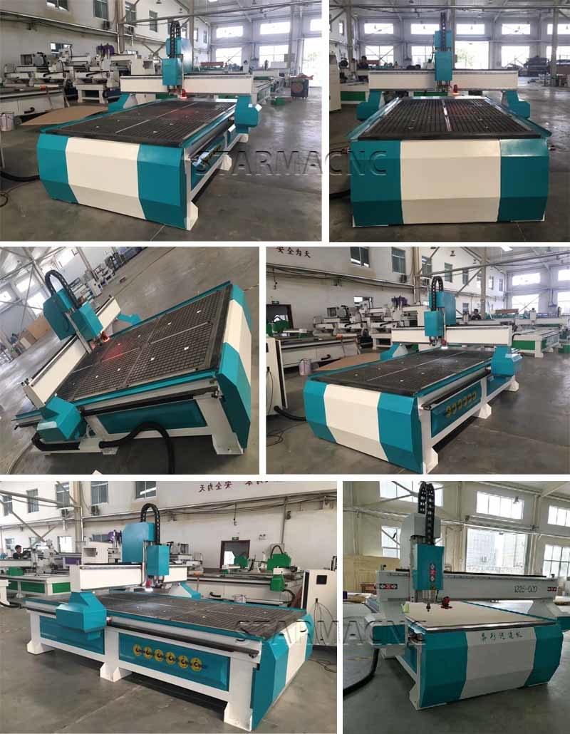 CCD Rubber Foam Aluminum 1325 CNC Wood Router for Sale with CCD