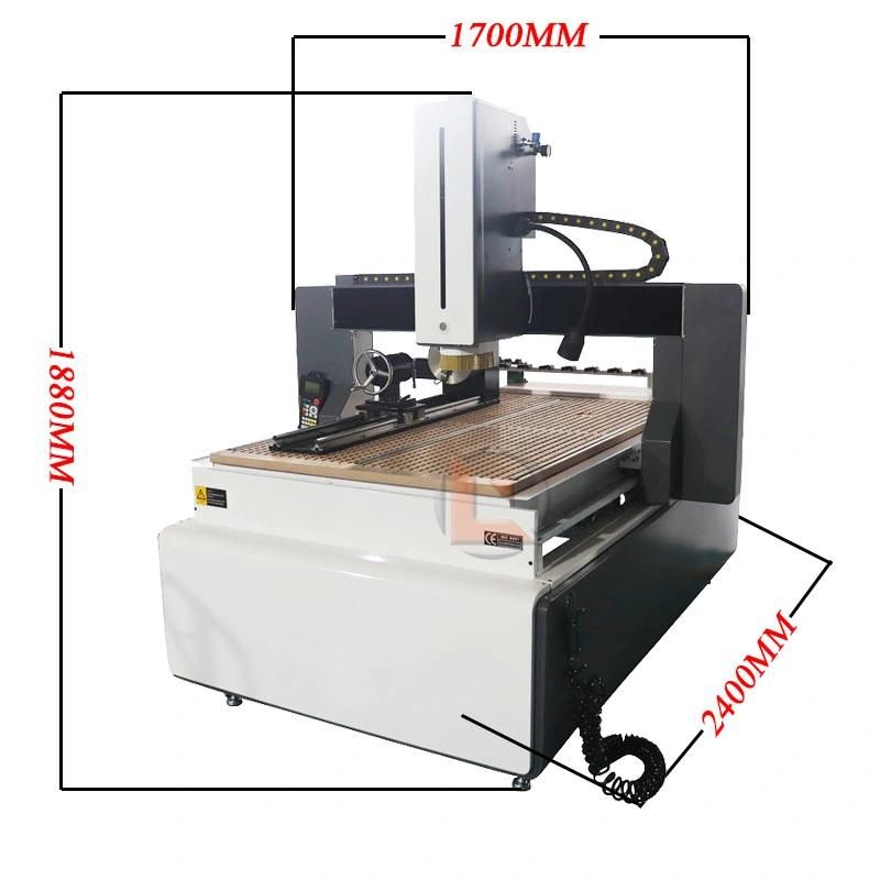 Automatic Tool Changing System Wood CNC Router Atc Small 9012 9015 1212 1313 4 Axis Vacuum Table Single Phase DSP Controller 6090 1325 1530