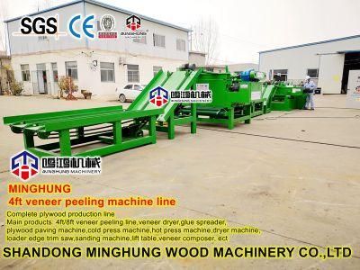 Powerful Rotary Spindleless Log Peeling Lathe for Hard Wood