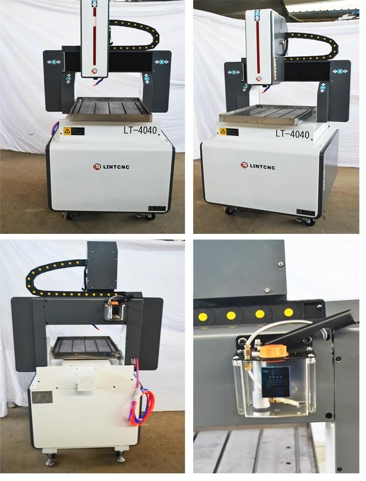 3D 4040 6060 6090 Model Mini Metal Mold CNC Router with Discount Price for Soft Metal, Aluminum