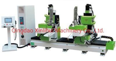 CNC Double Sided Automatic Wood Cutting Round Double End Dovetail Tenon Machine with Automatic Clamping Positioning
