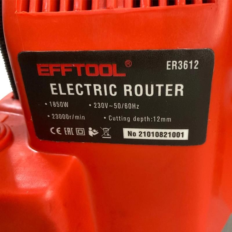 Efftool Hot Selling Powerful 220V Electric Wood Router Er3612 Power Tool