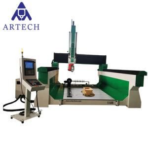 5 Axis Sculpture Engraving CNC Router Milling Machine with Rotary Axis
