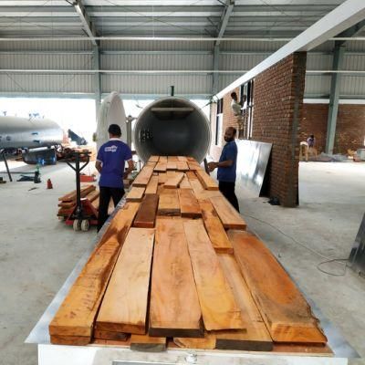 Small Vacuum Wood Dryer Timber Drying Chamber for Sale 3m3