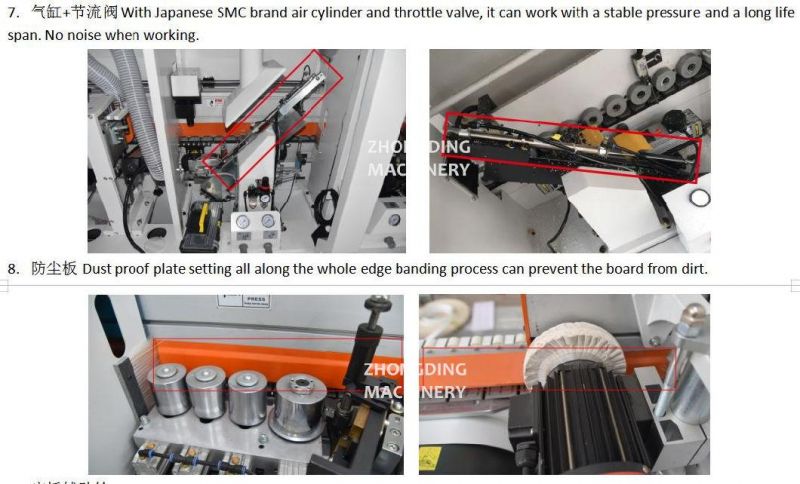 Mf450p Full Automatic Edge Banding Machine with Pre-Milling