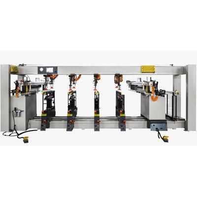 Woodworking Automatic Multiple Spindle- Rows Line Multi Head Spindle Drilling Machine