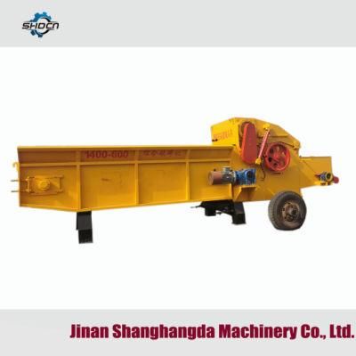 Waste Wood Pallet Portable Drum Chipper for Sale