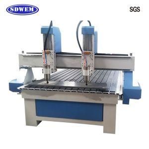 Price Two Spindles Computer Controlled Wood Cutting Machine for Soft Wood MDF