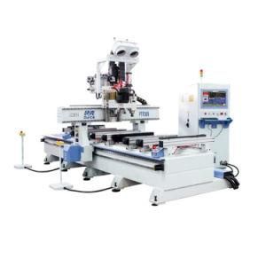 Fast Speed Jinan Quick CNC Ptp Machine with 6 Kw Spindle and Borning for Furniture