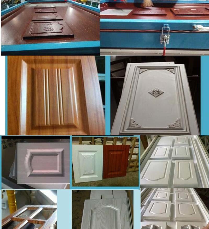 Automatic Double Table Wood Door Cabinet Film Laminating Membrane Vacuum Press Machine