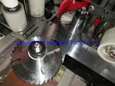 Long Service Life 4 Side Moulder with Horizontal Saw Blade Machine